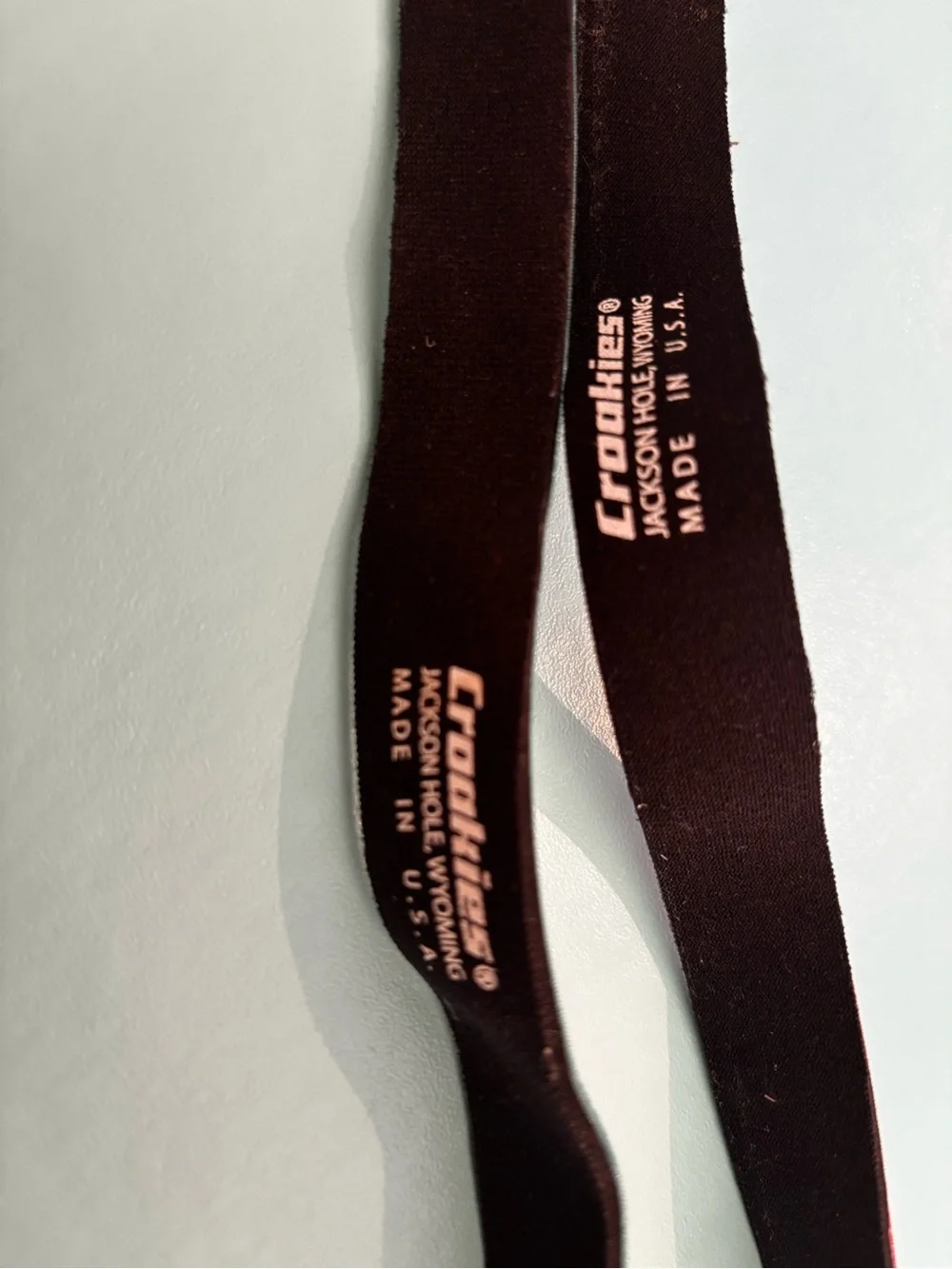Pair of Vineyard Vines pink and Teal eyeglass croakies